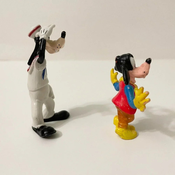 Vintage Disney Figures Lot of 6 Goofy and Pluto Toys - Picture 15 of 16